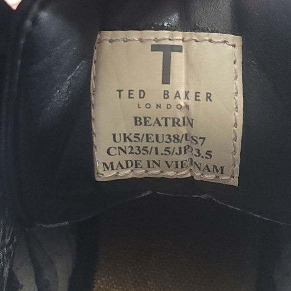 Ted Baker women's sneakers Black. Size 7 - Picture 4 of 12